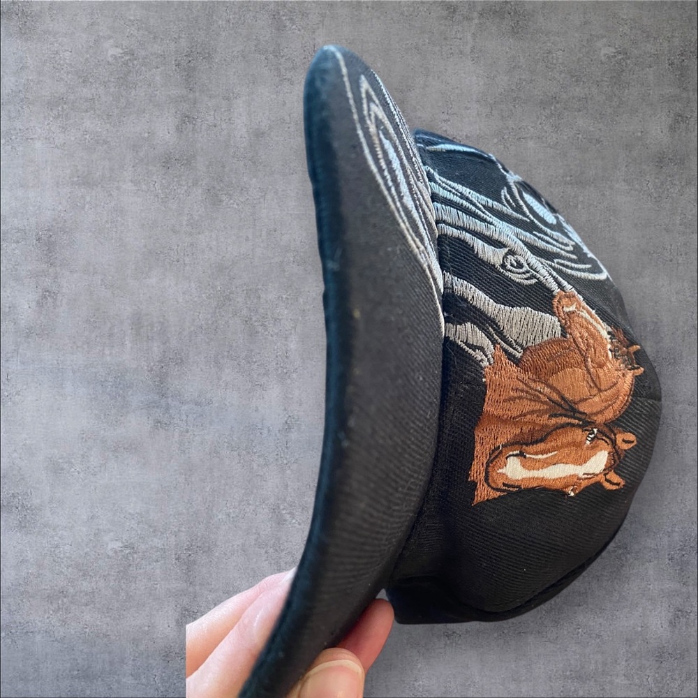 Horse baseball cap embroidered Velcro strap - Picture 6 of 6